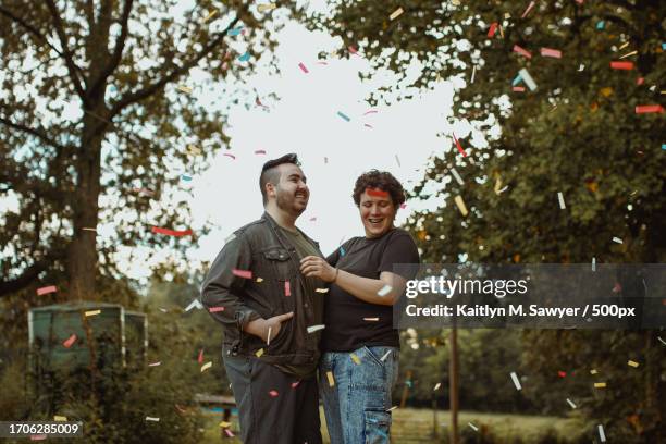 portrait of smiling gay couple spending quality time together,paris,tennessee,united states,usa - all love is equal fotos in paris stockfoto's en -beelden