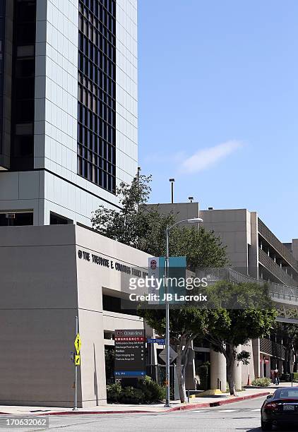 General view of the Cedars-Sinai Medical Center where Kim Kardashian and Kanye West welcomed a baby girl on June 15, 2013 in Los Angeles, California.