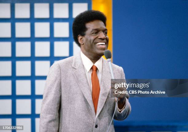 Star Words. A CBS television game show pilot. June 1, 1983. Pictured is Nipsey Russell is the game show host.