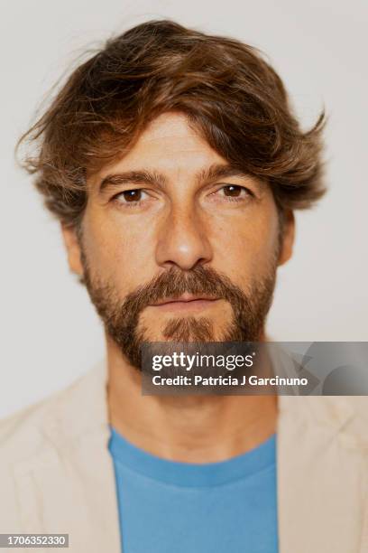 Actor Felix Gomez poses during a portrait session at Palacio Villa Suso on September 08, 2023 in Vitoria-Gasteiz, Spain.