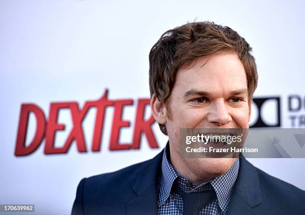 Actor Michael C. Hall arrives at the Showtime Celebrates 8 Seasons Of "Dexter" at Milk Studios on June 15, 2013 in Hollywood, California.