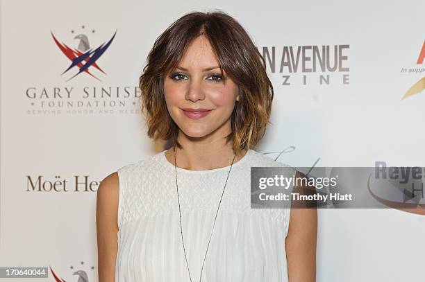 Katharine McPhee attends The Gary Sinise Foundation "Inspiration To Action" Benefit Dinner at The Montgomery Club By Gibsons on June 15, 2013 in...