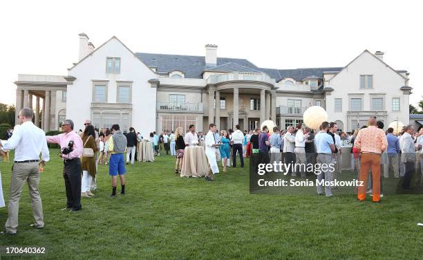 Atmosphere at "Midsummer Night Drinks" Benefiting God's Love We Deliver at Villa Maria on June 15, 2013 in Water Mill, New York.