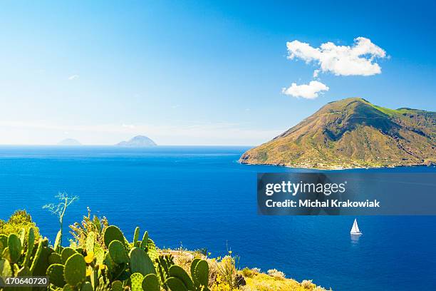 aeolian islands - sicily stock pictures, royalty-free photos & images