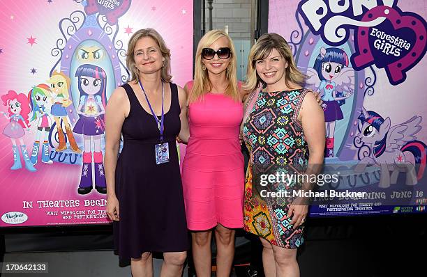Wireimage Voice actresses Cathy Weseluck, Tara Strong and Rebecca Shoichet ...