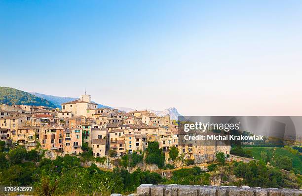 tourrettes-sur-loup, provence, france - grasse stock pictures, royalty-free photos & images