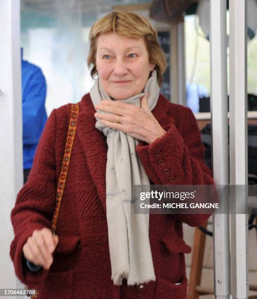 Mother of French first lady Carla Bruni-Sarkozy, Marisa Bruni-Tedeschi attends the first edition of the Virginio Bruni-Tedeschi sailing trophy, a...