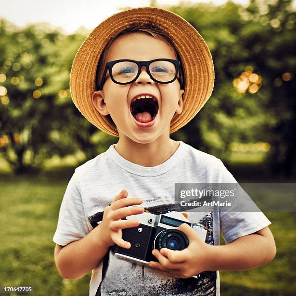 little photographer - children camera stock pictures, royalty-free photos & images