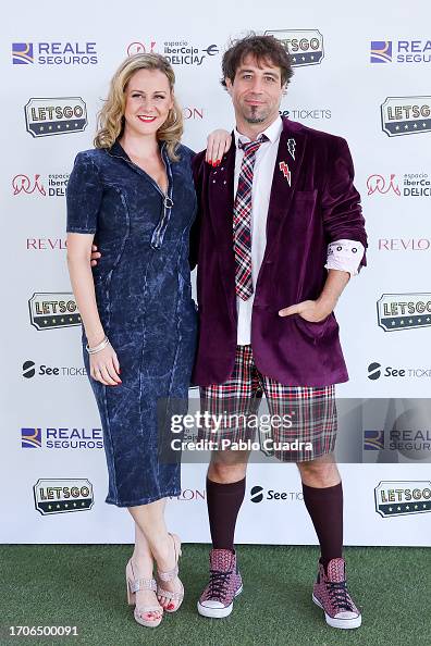 Julia Möller and Leandro Rivera, AKA Leo Rivera attend the theatre