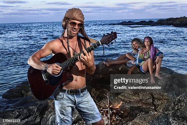 hippie - rock star stock pictures, royalty-free photos & images