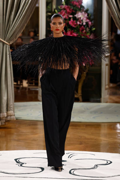 FRA: Schiaparelli : Runway - Paris Fashion Week - Womenswear Spring/Summer 2024