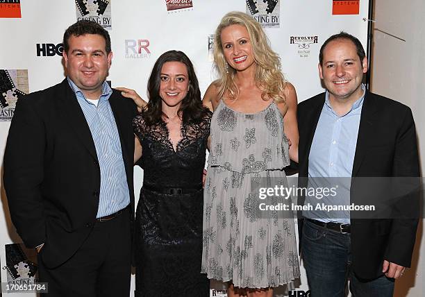 Producer Ilan Arboleda, editor Jill Schweitzer, producer Kate Lacey, and director Tom Donahue attend the 'Casting By' Los Angeles Film Festival...