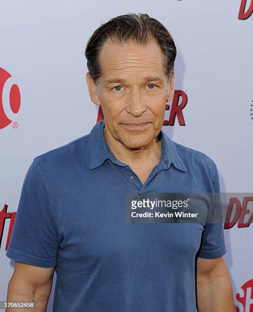 Actor James Remar arrives at the premiere screening of Showtime's "Dexter" Season 8 at Milk Studios on June 15, 2013 in Los Angeles, California.