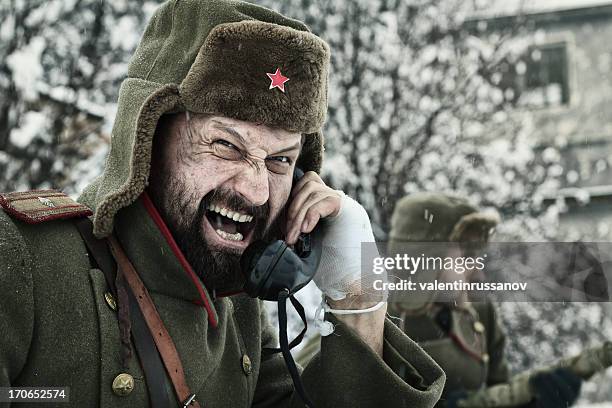 wwii - russia winter stock pictures, royalty-free photos & images