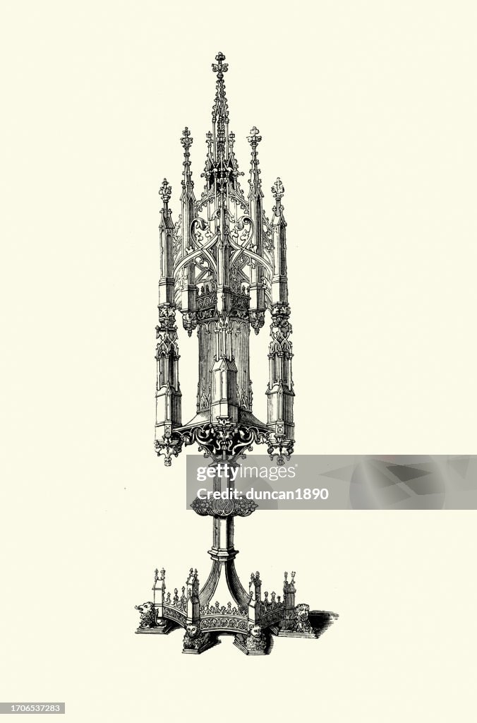 Monstrance, also known as an ostensorium (or an ostensory) a vessel used in Roman Catholic, Old Catholic, High Church Lutheran and Anglican churches for the display on an altar of some object of piety
