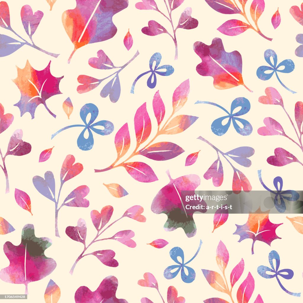 Planting Background Pattern Floral Pattern Background With Plants Wallpaper High-Res Vector Graphic ...