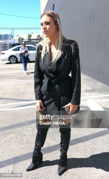 Lele Pons is seen arriving at the 'Dancing With The Stars' rehearsals on October 4, 2023 in Los Angeles, California.