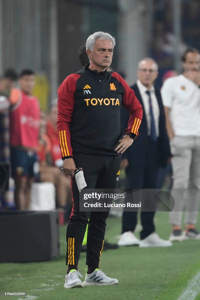 As Roma Coach AS Roma coach Josè Mourinho during the Serie A TIM match between ...