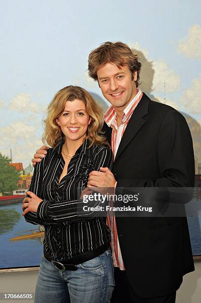 Fiona Coors Und Marcus Mittermeier Stellen Den Zdf Film "Der Staatsanwalt - Henkersmalzeit " Im Zdf Hauptstadtstudio In Berlin Vor