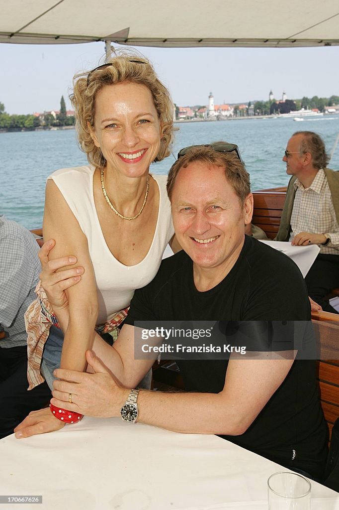 Mareike Carriere Und Ehemann Dr. Gerd Klement Bei Der Bootsfahrt Auf Dem Bodensee 