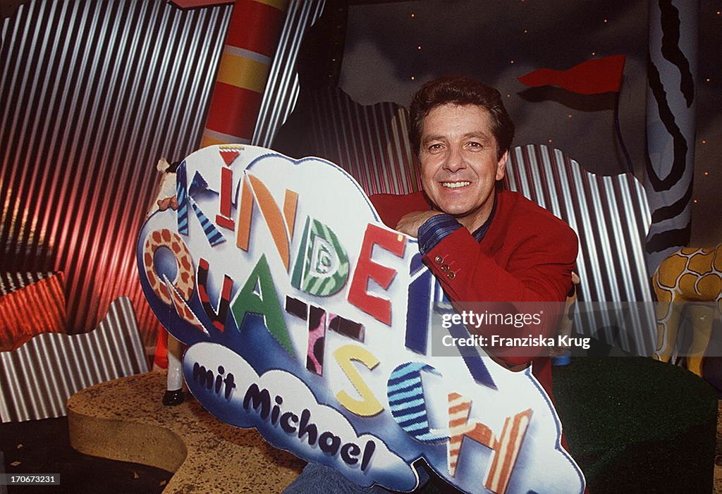 Michael Schanze "Kinderquatsch Mit Michael", Ard "Kinderquatsch-Logo"