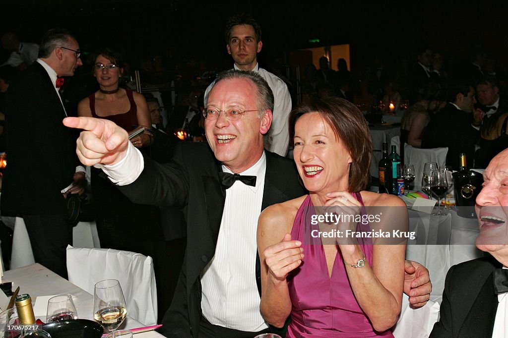 Rudolf Scharping Und Ehefrau Kristina Gräfin Pilati Beim Frankfurter
