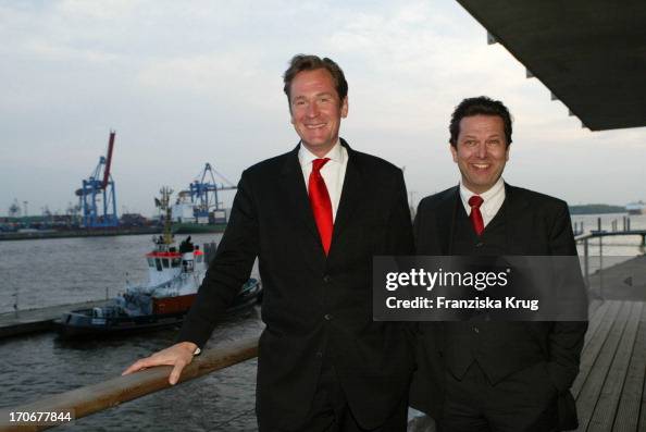 (L-R) Mathias Döpfner Und Harald Kuppek (Chefredakteur "Auto Video Foto Bild") Bei (L-R) Mathias Döpfner Und Harald Kuppek (Chefredakteur "Auto Video Foto Bild") Bei