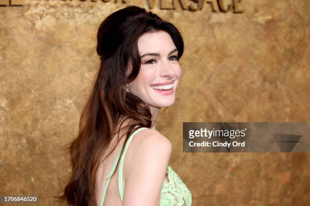 Anne Hathaway attends the Clooney Foundation For Justice's "The Albies" on September 28, 2023 in New York City.