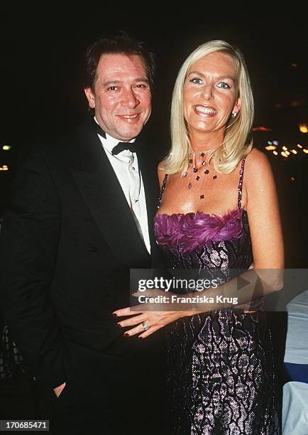 Schauspieler Jan Fedder + Freundin Marion Kurth Beim Ufa Filmball 1999 In Neuss Am 111299