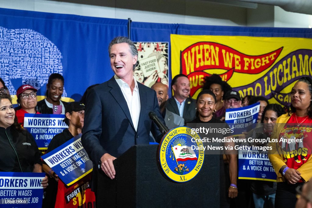 Gov. Newsom Signs Bill Raising Fast Food Workers Minimum Wage To $20
