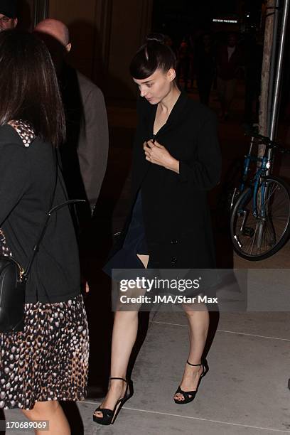 Rooney Mara as seen on June 15, 2013 in Los Angeles, California.