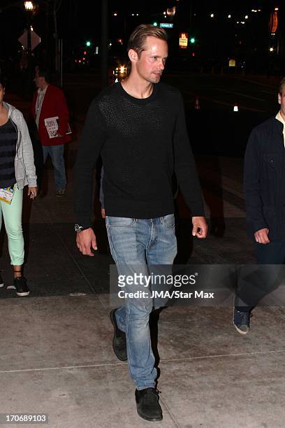 Alexander Skarsgard as seen on June 15, 2013 in Los Angeles, California.