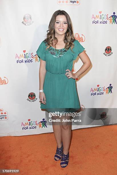 Ana Carolina Grajales attends the ING Celebrity Domino Night to Benefit Amigos For Kids at Jungle Island on June 15, 2013 in Miami, Florida.