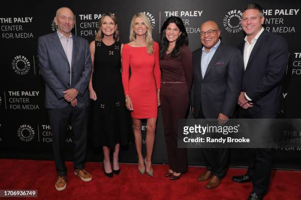 Drew Esocoff, Savannah Guthrie, Melissa Stark, Maureen J. Reidy, President and Chief Executive Officer of The Paley Center for Media, Mike Tirico and...