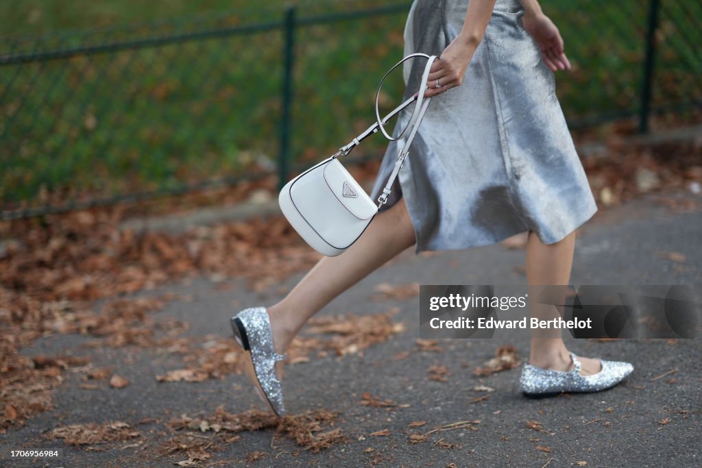 Street Style - Paris Fashion Week - Womenswear Spring/Summer 2024 - Day Four
