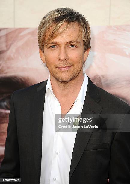 Actor Sean Patrick Flanery attends the "Dexter" series finale season premiere party at Milk Studios on June 15, 2013 in Hollywood, California.