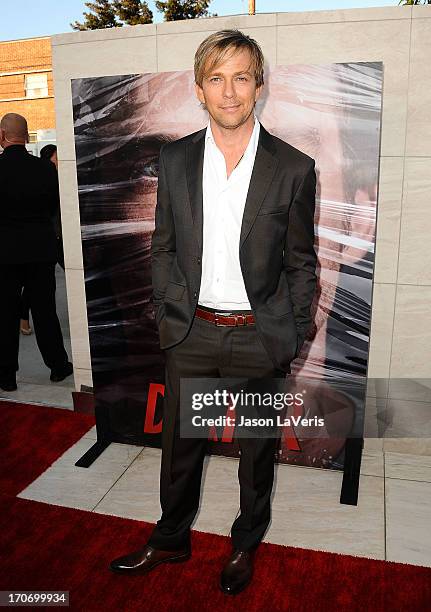 Actor Sean Patrick Flanery attends the "Dexter" series finale season premiere party at Milk Studios on June 15, 2013 in Hollywood, California.