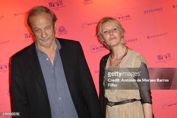 Patrick Chesnais and Florence Thomassin attend the '12 Ans D'Age' Premiere As Part of The Champs Elysees Film Festival 2013 at UGC George V on June...