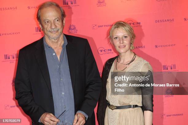 Patrick Chesnais and Florence Thomassin attend the '12 Ans D'Age' Premiere As Part of The Champs Elysees Film Festival 2013 at UGC George V on June...