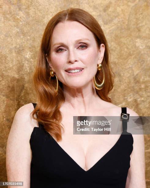Julianne Moore attends the Clooney Foundation for Justice's 2023 Albie Awards at New York Public Library on September 28, 2023 in New York City.