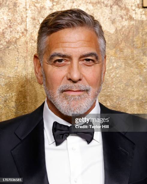 George Clooney attends the Clooney Foundation for Justice's 2023 Albie Awards at New York Public Library on September 28, 2023 in New York City.