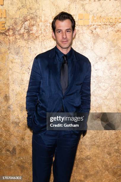 Mark Ronson attends the Clooney Foundation for Justice's The Albies at the New York Public Library on September 28, 2023 in New York City.