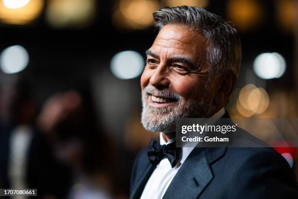 George Clooney attends the Clooney Foundation For Justice's The Albies at the New York Public Library on September 28, 2023 in New York City.