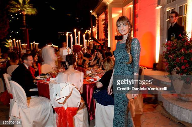 Gaia Bermani Amaral attends Taormina Filmfest and Prince Albert II Of Monaco Foundation Gala Dinner at on June 16, 2013 in Taormina, Italy.