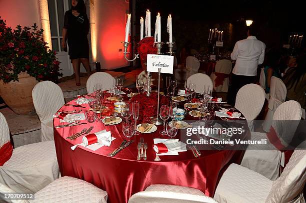 General view of the atmosphere at Taormina Filmfest and Prince Albert II Of Monaco Foundation Gala Dinner at on June 16, 2013 in Taormina, Italy.