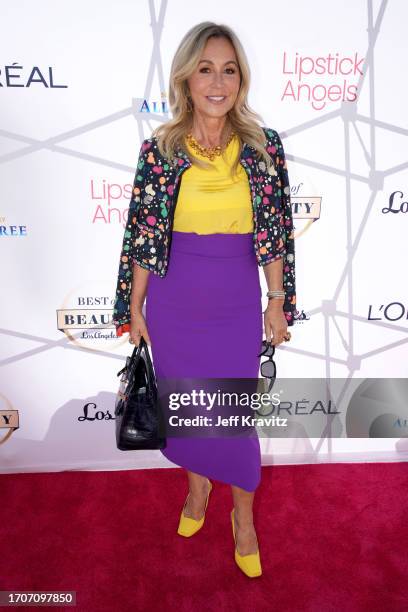 Anastasia Soare attends Los Angeles Magazine Best of Beauty Awards at Calamigos Guest Ranch on September 28, 2023 in Malibu, California.