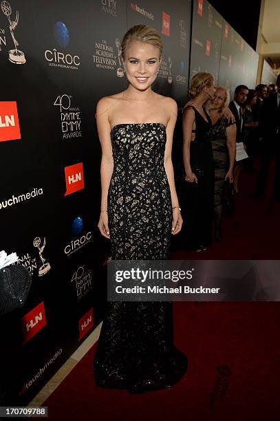 Actress Kelli Goss attends the 40th Annual Daytime Emmy Awards at the Beverly Hilton Hotel on June 16, 2013 in Beverly Hills, California....