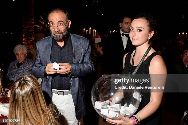 Giuseppe Tornatore attends Taormina Filmfest and Prince Albert II Of Monaco Foundation Gala Dinner at on June 16, 2013 in Taormina, Italy.