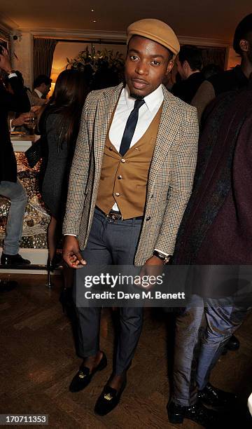 Jason Boateng attends the Jimmy Choo & Esquire London Collections:Men opening night party at Loulou's, 5 Hertford Street, on June 16, 2013 in London,...