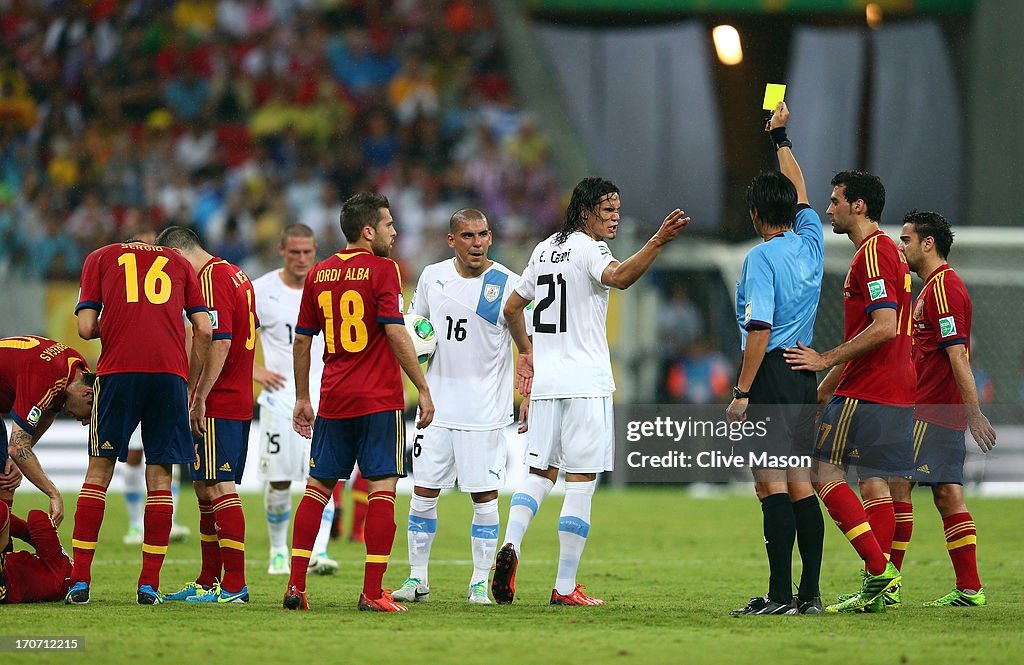 Spain v Uruguay: Group B - FIFA Confederations Cup Brazil 2013